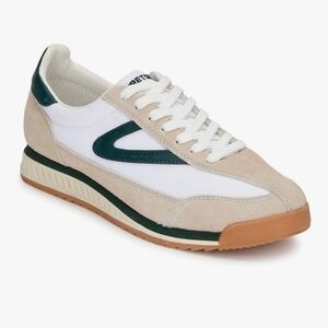 Women's Tretorn "Rawlins" Beige and Green Sneakers-Size 8